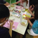 木育プレイパークでヒノキの木粉ねんど体験を行いました！