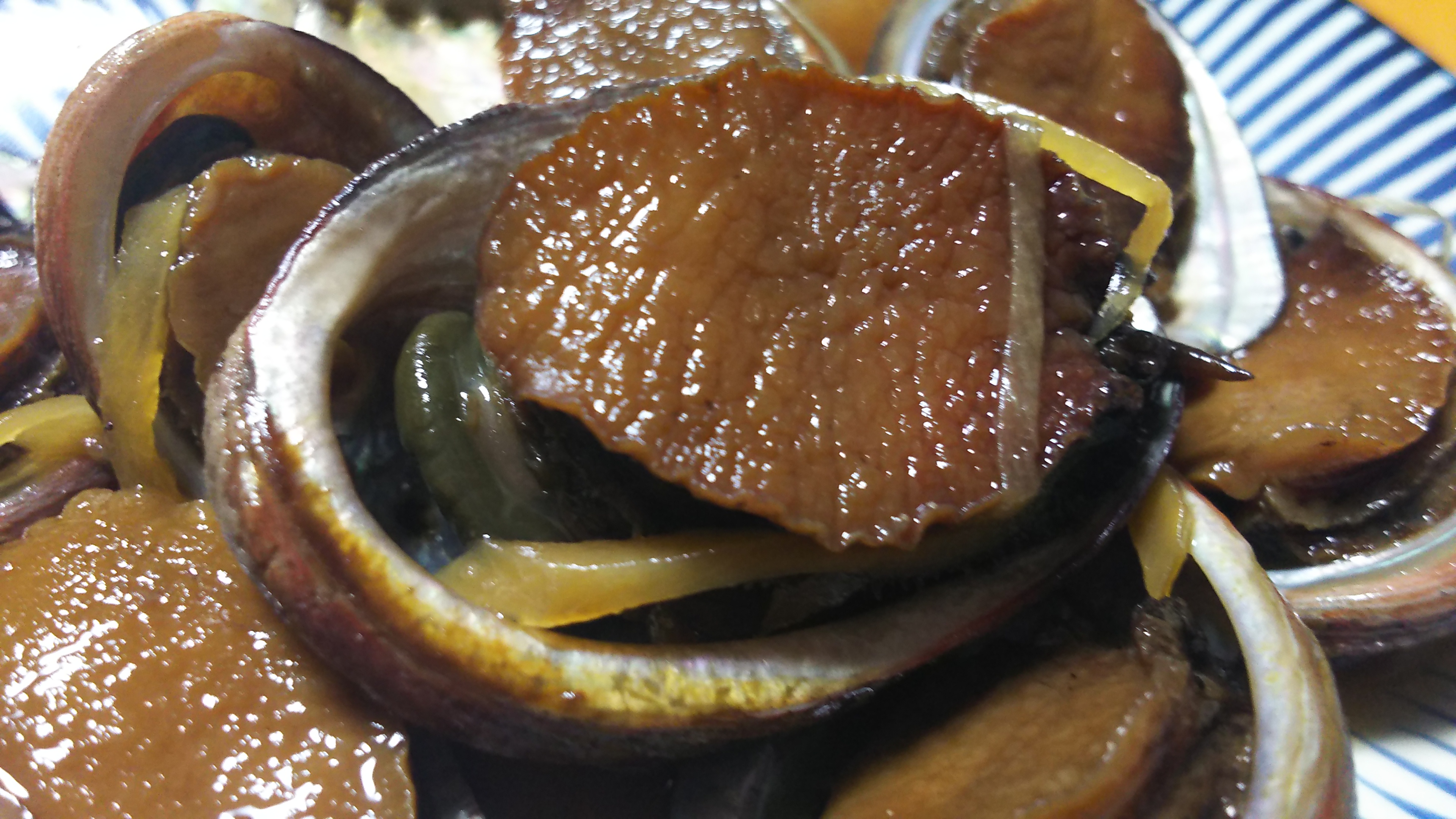 トコブシの煮つけ ~木粉メーカーの食卓~