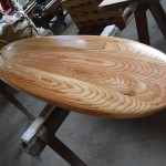 木製ボード製作の様子~サップ・サーフ・アライアなど~