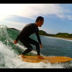 【Naka-Wood-Board動画】 製作&波乗り編