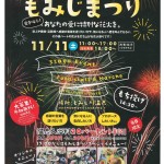 11/11 もみじ川温泉にてもみじまつりが開催 木頭杉サップ体験もあるよ!