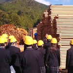 那賀高校森林クリエイト課 木材加工研修に参加させて頂きました