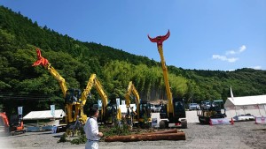 ２０１８最新林業機械見学試乗会＠那賀町林業ビジネスセンター