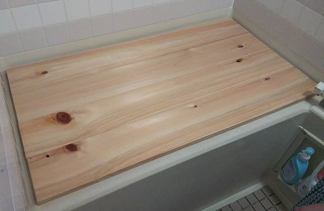 桧の風呂蓋  おうちのお風呂があっという間に高級ヒノキ風呂に変身！