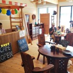 木育カフェ本日14時まで那賀町林業ビジネスセンターでオープン!