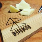 木頭杉のコースター