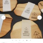 木頭杉コースター ５枚セットCreemaで販売開始しました！