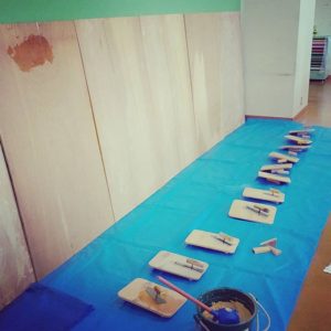 木育用　塗り壁体験セット増設