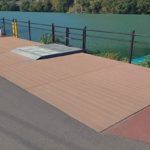 那賀町カヌーセンターにWPCデッキ