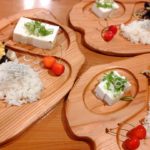 KUKU Buffet Plate　木頭杉のお子様プレート