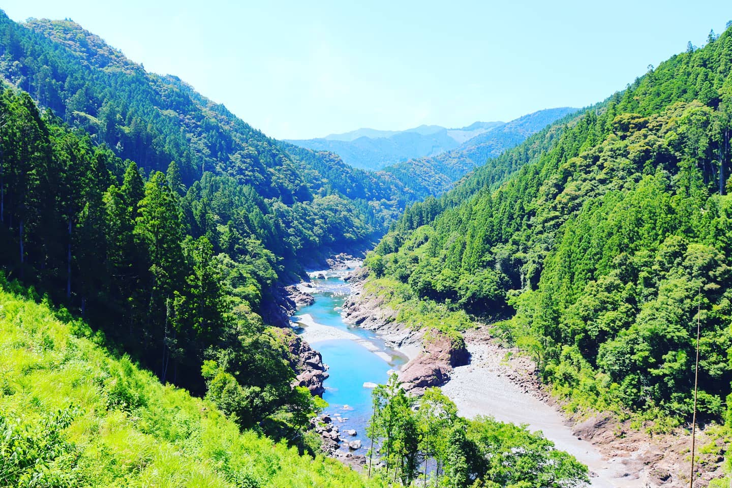 山の日🌲#那賀町 #山 #川 #mountain #river