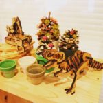 木頭杉製品でクリスマスディスプレイ!?