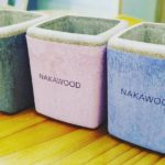 木粉Ecoポット シンプルなNAKAWOODスタンプVer