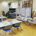 もみじ川温泉 パーティションで飛沫感染防止対策