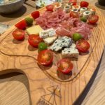 木頭杉のプレート×クリスマス